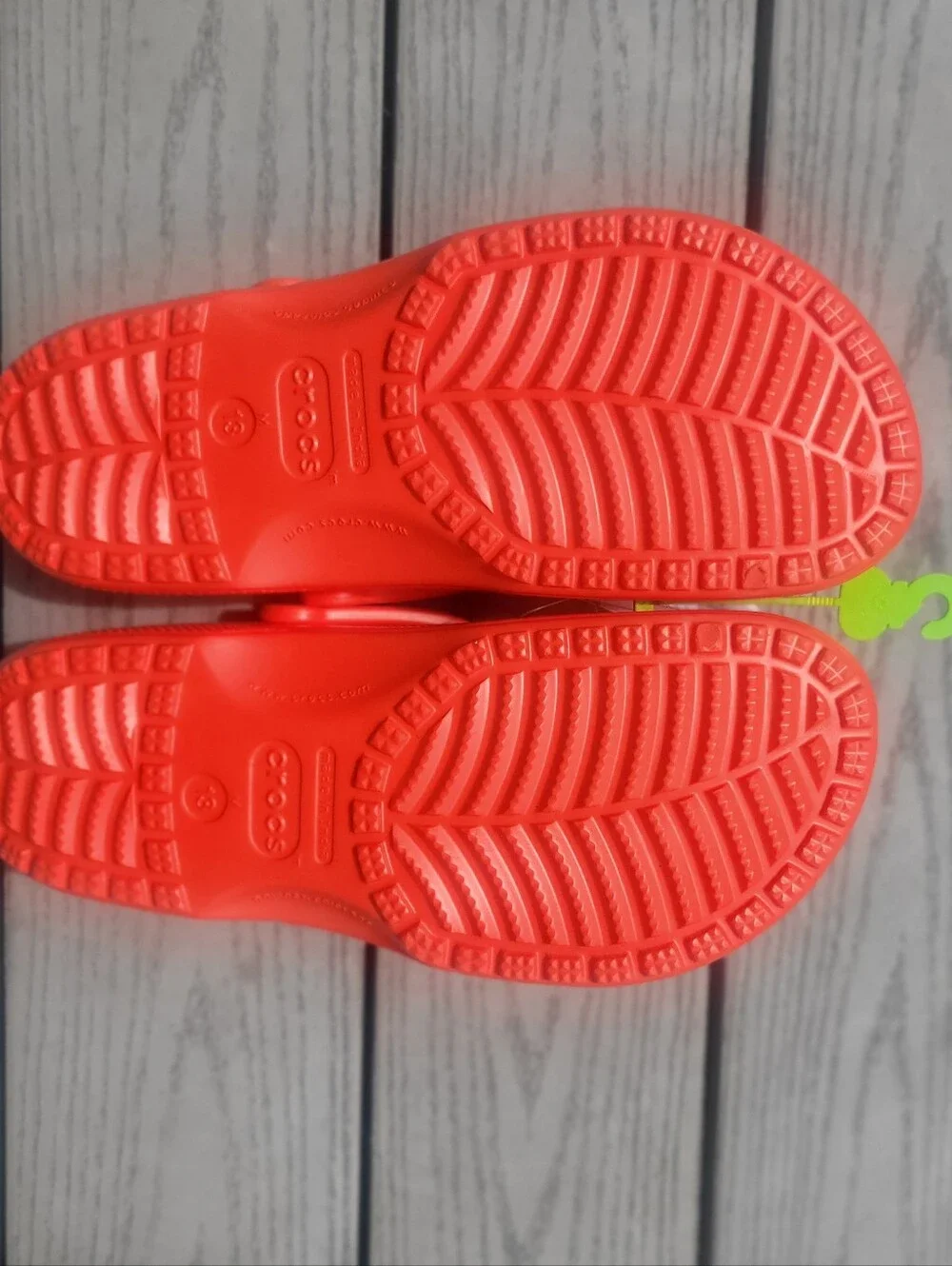 CROCS Classic Clog in Coral-Red Orange Men's Size13 Shoes Sandals